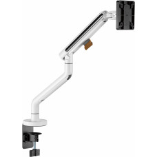 Кронштейн для мониторов Ultramounts UM725W белый 17"-32" макс.9кг крепление к столешнице поворот и наклон