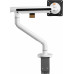 Кронштейн для мониторов Ultramounts UM725W белый 17"-32" макс.9кг крепление к столешнице поворот и наклон