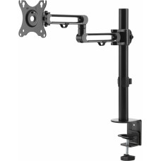 Кронштейн для мониторов Ultramounts UM736 черный 17"-32" макс.8кг крепление к столешнице поворот и наклон