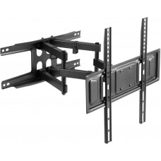 Кронштейн для телевизора Ultramounts UM908 черный 32"-75" макс.40кг настенный поворотно-выдвижной и наклонный