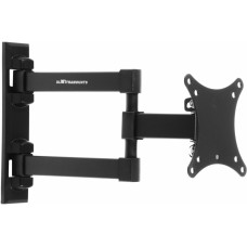 Кронштейн для телевизора Ultramounts UM893 черный 13"-27" макс.20кг настенный поворотно-выдвижной и наклонный