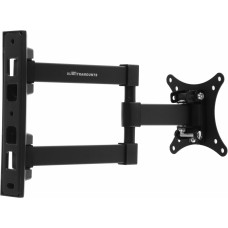 Кронштейн для телевизора Ultramounts UM893 черный 13"-27" макс.20кг настенный поворотно-выдвижной и наклонный
