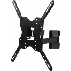 Кронштейн для телевизора Ultramounts UM903 черный 32"-55" макс.20кг настенный поворотно-выдвижной и наклонный