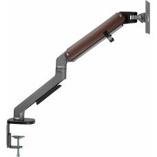 Кронштейн для мониторов Ultramounts UM734WD серый/коричневый 17"-27" макс.7кг крепление к столешнице поворот и наклон