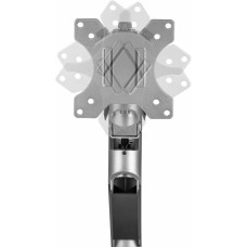 Кронштейн для мониторов Ultramounts UM717 серебристый 17"-49" макс.18кг крепление к столешнице поворот и наклон