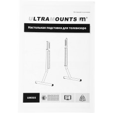 Кронштейн-подставка для телевизора Ultramounts UM505 черный 37"-70" макс.40кг настольный фиксированный