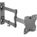 Кронштейн для телевизора Ultramounts UM894 черный 13"-27" макс.20кг настенный поворотно-выдвижной и наклонный