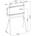 Подставка для телевизора Cactus CS-ST1247WTBCH белый/береза 49"-70" макс.40кг напольный