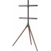 Подставка для телевизора Cactus CS-ST1246BKWN черный/орех 45"-65" макс.32кг напольный