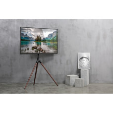Подставка для телевизора Cactus CS-ST1246BKWN черный/орех 45"-65" макс.32кг напольный