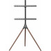 Подставка для телевизора Cactus CS-ST1246BKWN черный/орех 45"-65" макс.32кг напольный