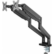 Кронштейн для мониторов Ultramounts UM731 черный 17"-35" макс.16кг крепление к столешнице поворот и наклон