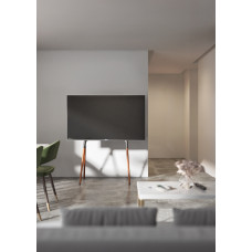 Подставка для телевизора Cactus CS-ST1247BKWN черный/орех 49"-70" макс.40кг напольный