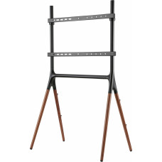 Подставка для телевизора Cactus CS-ST1247BKWN черный/орех 49"-70" макс.40кг напольный