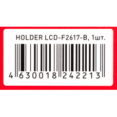 Кронштейн для телевизора Holder F2617-B черный 22"-40" макс.25кг настенный фиксированный
