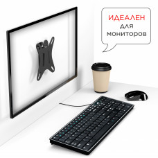 Кронштейн для телевизора Holder LCDS-5001 металлик 10"-32" макс.25кг настенный фиксированный