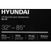Кронштейн для телевизора Hyundai GL-T3 черный 32"-85" макс.50кг настенный наклон
