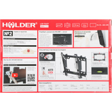 Кронштейн для телевизора Holder T2627-B черный 22"-40" макс.25кг настенный наклон