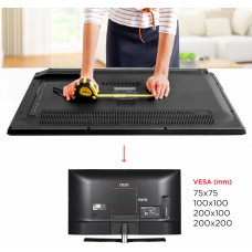 Кронштейн для телевизора Holder LCDS-5051 металлик 19"-32" макс.30кг настенный наклон