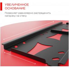 Кронштейн для телевизора Holder LCDS-5071 темный металлик 37"-55" макс.45кг настенный наклон