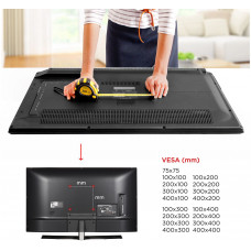 Кронштейн для телевизора Holder LCDS-5071 темный металлик 37"-55" макс.45кг настенный наклон