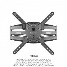 Кронштейн для телевизора Onkron M5 черный 37"-70" макс.36.4кг настенный поворот и наклон
