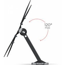 Кронштейн для телевизора Holder LCDS-5520-B черный 32"-55" макс.45кг настенный поворотно-выдвижной и наклонный