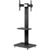 Подставка для телевизора Holder PR-106 черный 26"-70" макс.45кг напольный наклон