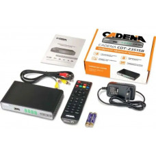 Ресивер DVB-T2 Cadena CDT-2351SB черный