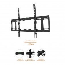 Кронштейн для телевизора Buro FX2S черный 40"-90" макс.55кг настенный фиксированный