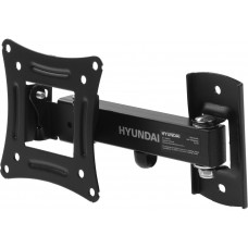 Кронштейн для телевизора Hyundai GL-R3 черный 10"-27" макс.15кг настенный поворот и наклон