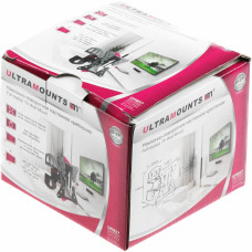 Кронштейн для телевизора Ultramounts UM857 черный 12"-27" макс.30кг настенный поворот и наклон