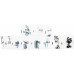 Кронштейн для телевизора Ultramounts UM872 черный 32"-55" макс.35кг настенный поворотно-выдвижной и наклонный