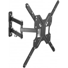 Кронштейн для телевизора Ultramounts UM905 черный 23"-55" макс.30кг настенный поворотно-выдвижной и наклонный
