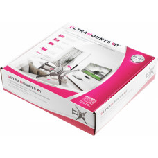 Кронштейн для телевизора Ultramounts UM905 черный 23"-55" макс.30кг настенный поворотно-выдвижной и наклонный