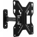 Кронштейн для телевизора Ultramounts UM898 черный 23"-42" макс.30кг настенный поворотно-выдвижной и наклонный