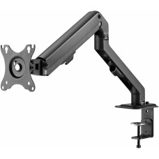 Кронштейн для мониторов Ultramounts UM728 черный 17"-27" макс.7кг крепление к столешнице поворот и наклон