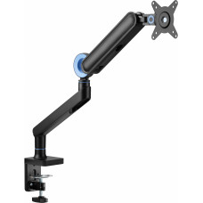 Кронштейн для мониторов Ultramounts UM719B черный 17"-35" макс.10.5кг крепление к столешнице поворот и наклон