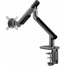 Кронштейн для мониторов Ultramounts UM713B черный 17"-32" макс.9кг крепление к столешнице поворот и наклон