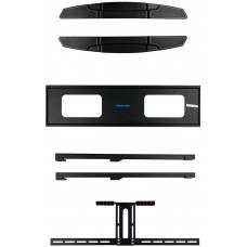Кронштейн для телевизора Kromax ATLANTIS-99 черный 40"-65" макс.35кг настенный поворот и наклон верт.перемещ.
