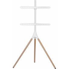 Подставка для телевизора Cactus CS-ST1246WTBCH белый/береза 45"-65" макс.32кг напольный
