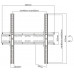 Кронштейн для телевизора Ultramounts UM833T черный 32"-55" макс.35кг настенный наклон