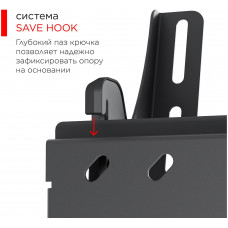 Кронштейн для телевизора Holder PTS-4006 черный 32"-60" макс.40кг настенный наклон