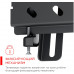 Кронштейн для телевизора Holder PTS-4006 черный 32"-60" макс.40кг настенный наклон