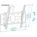Кронштейн для телевизора Holder PTS-4006 черный 32"-60" макс.40кг настенный наклон