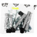 Кронштейн для телевизора Ultramounts UM834T черный 37"-75" макс.35кг настенный наклон