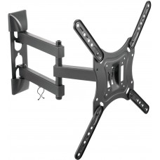Кронштейн для телевизора Ultramounts UM870 черный 23"-55" макс.30кг настенный поворот и наклон