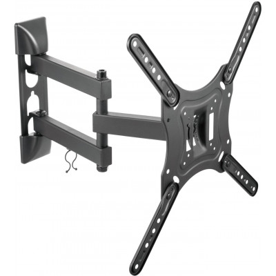 Кронштейн для телевизора Ultramounts UM870 черный 23"-55" макс.30кг настенный поворот и наклон