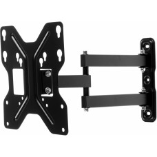 Кронштейн для телевизора Ultramounts UM900 черный 23"-43" макс.30кг настенный поворотно-выдвижной и наклонный