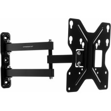 Кронштейн для телевизора Ultramounts UM900 черный 23"-43" макс.30кг настенный поворотно-выдвижной и наклонный